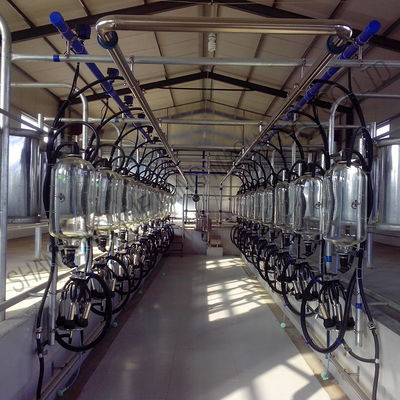 380v 7.5KW स्वचालित मिल्किंग पार्लर हेरिंगबोन प्रकार