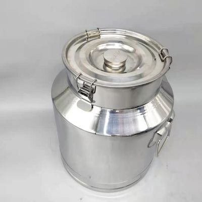 धातु संघनित एसएस भंडारण कंटेनर ढक्कन के साथ 15L मिल्क पेल