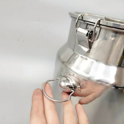 सुपर मोटी 0.8 मिमी स्टेनलेस स्टील दूध छोटे 8L सील भंडारण कर सकते हैं