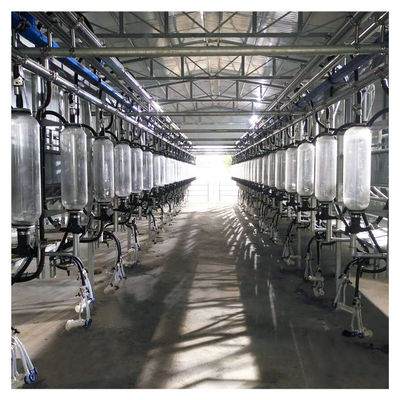 380v 7.5kw बकरी फार्म के लिए हेरिंगबोन मिल्किंग पार्लर