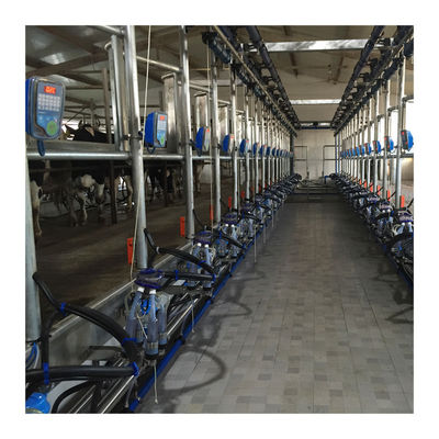 उच्च दक्षता 4KW हेरिंगबोन मिल्किंग पार्लर गाय का दूध सक्शन मशीन