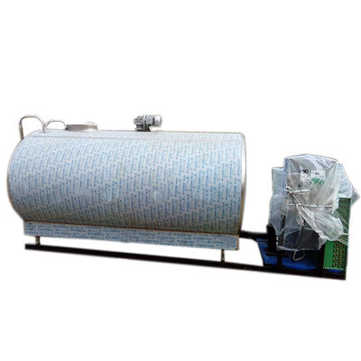 ताजा दूध के भंडारण के लिए 1000L दूध चिलर टैंक 2.5kw दूध ठंडा टैंक