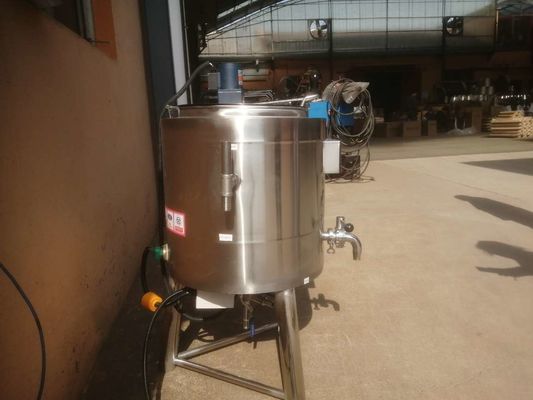 इलेक्ट्रिक 6kw 50 लीटर दूध पाश्चराइज़र खाद्य ग्रेड स्टेनलेस स्टील