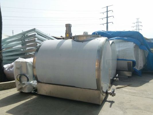 खाद्य ग्रेड सामग्री के साथ उत्कृष्ट कारीगरी SS304 500 लीटर दूध टैंक
