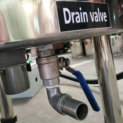 उन्नत प्रौद्योगिकी के साथ 500L नो रस्ट स्टेनलेस स्टील पाश्चराइज़र मशीन