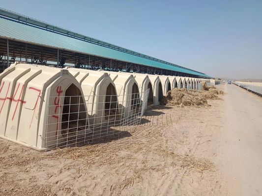 पशुधन आईएसओ प्लास्टिक बछड़ा आश्रयों पाली डोम बछड़ा हच